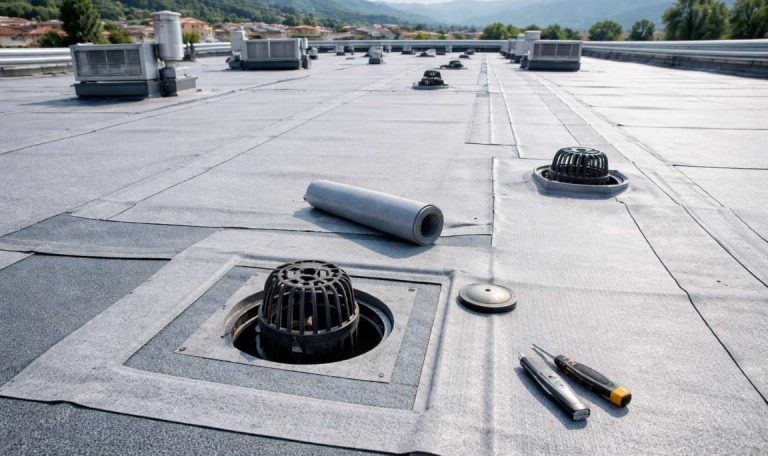 Ispezione e manutenzione copertura industriale
