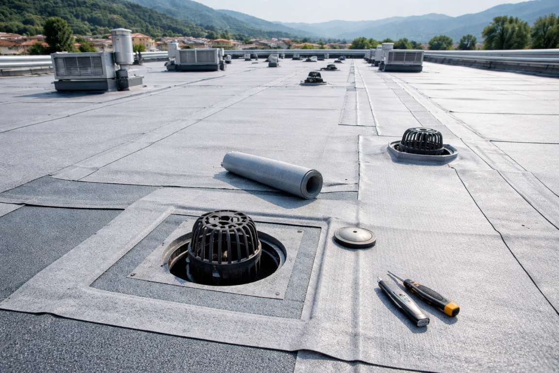 Ispezione e manutenzione copertura industriale