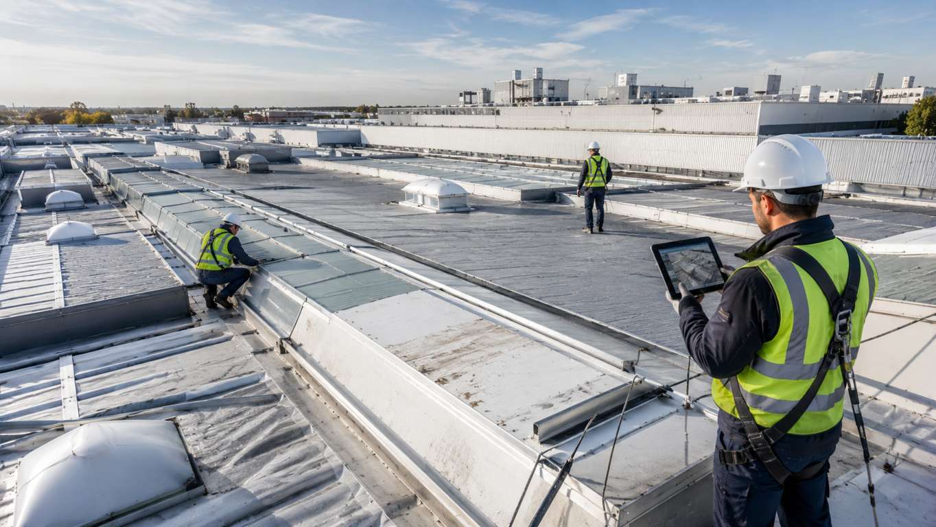 Controlli periodici per la manutenzione programmata di un edificio industriale