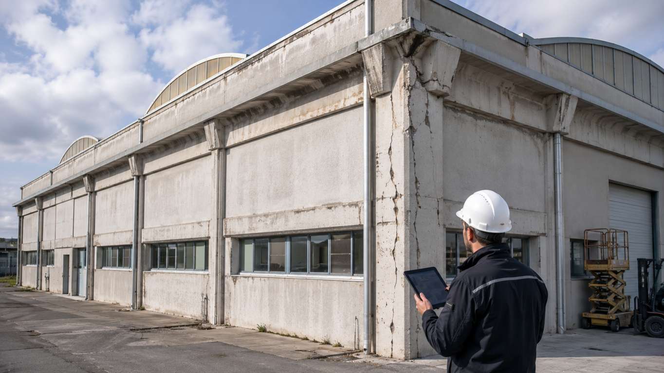 Controllo dello stato strutturale di un capannone industriale esistente