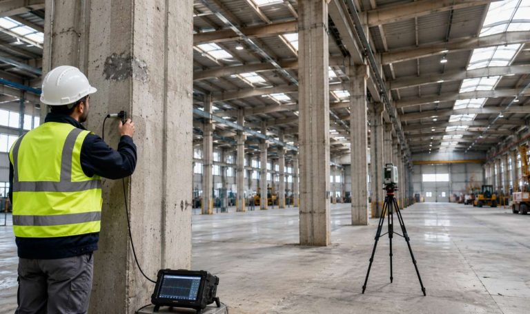 Controllo tecnico e verifica strutturale di un capannone industriale