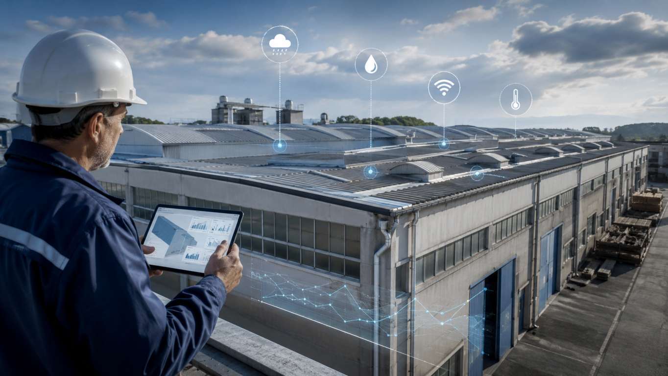 Valutazione tecnica e monitoraggio di un capannone industriale datato