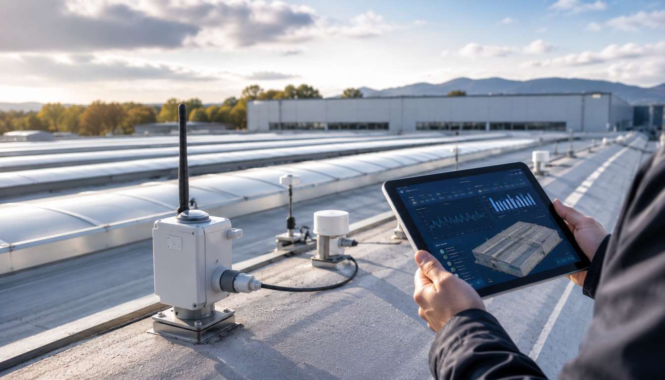 Monitoraggio predittivo di un edificio industriale tramite sensori intelligenti