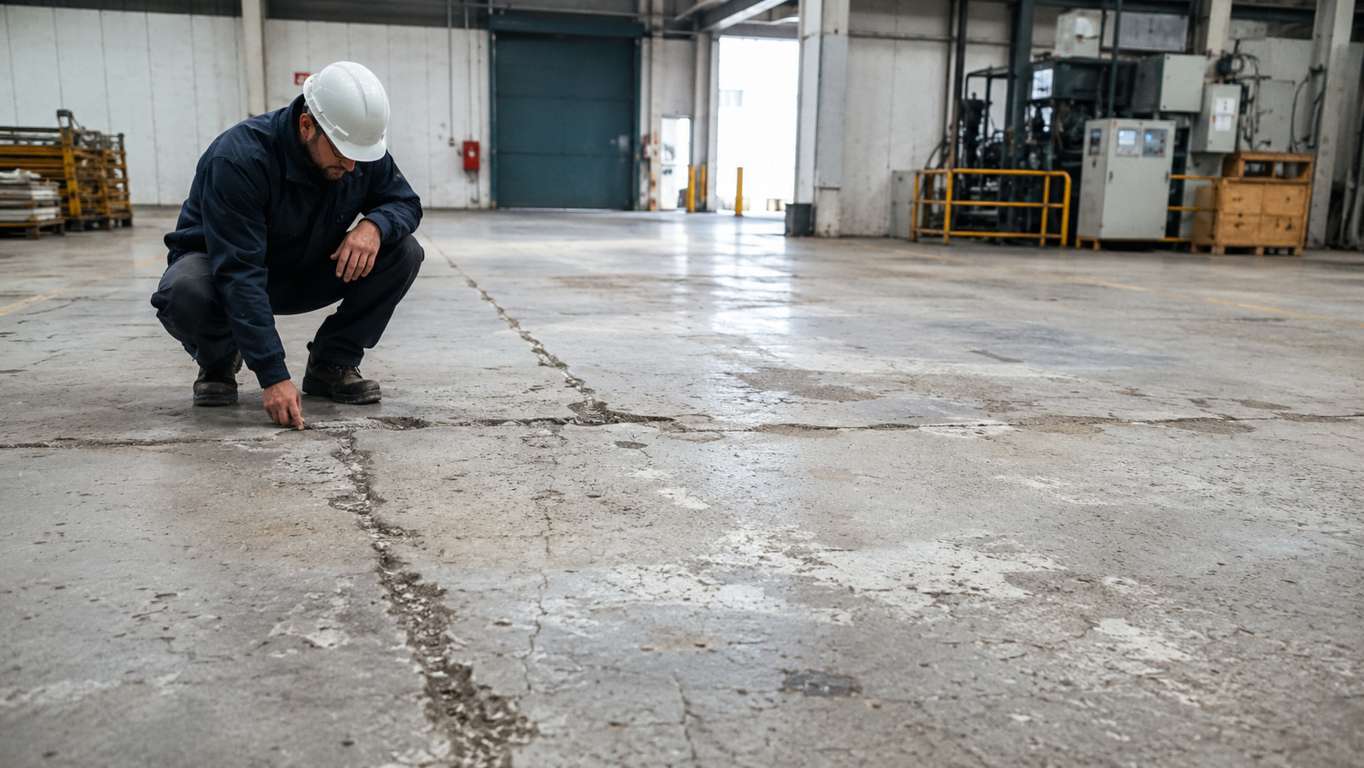 Recupero pavimentazioni industriali ammalorate: quando intervenire su crepe, giunti e avvallamenti